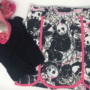 Rare, Mint Lilly Pulitzer Pandamonium print skirt